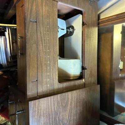 Brother sewing machine and cabinet