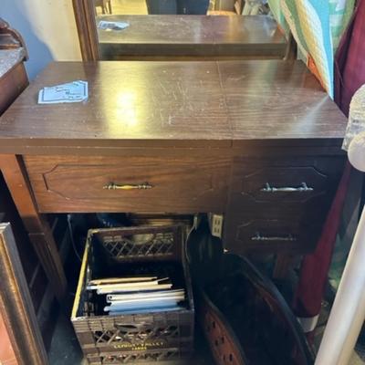 Brother sewing machine and cabinet