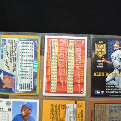 Lot of MLB Hall of Famers Baseball Cards