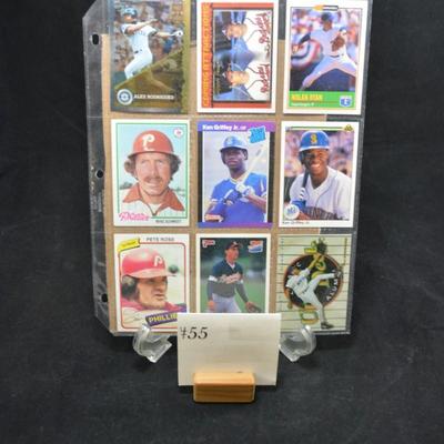 Lot of MLB Hall of Famers Baseball Cards