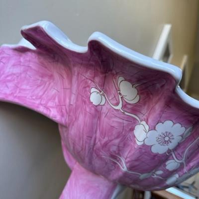 Sherle Wagner Hand painted Pedestal sink