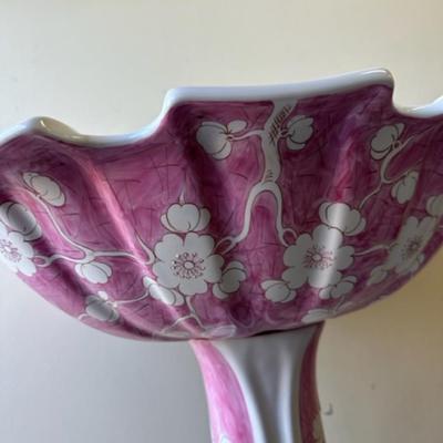 Sherle Wagner Hand painted Pedestal sink