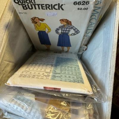 collection of vintage patterns