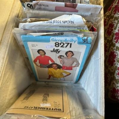 collection of vintage patterns
