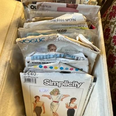 collection of vintage patterns