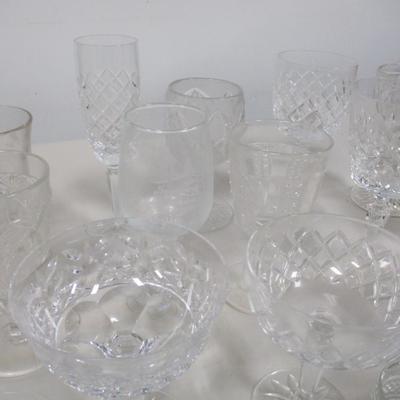 Assortment Of Crystal Glasses