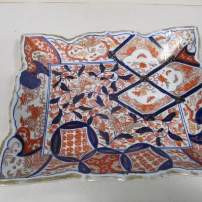 Antique Union K Made in Czech Reticulated Dish
