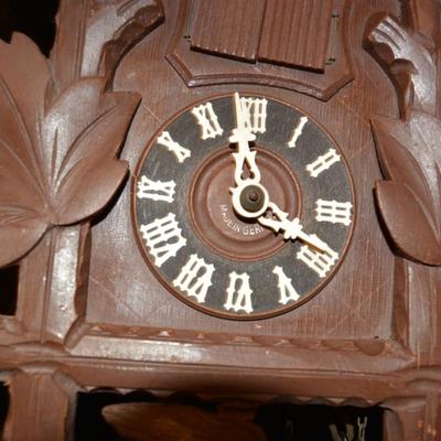 Vintage German Cuckoo Clock, Working, Needs Adjustment