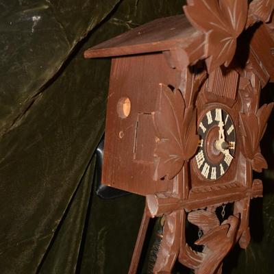 Vintage German Cuckoo Clock, Working, Needs Adjustment