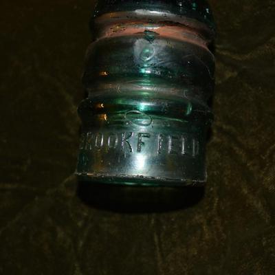 Lot of Antique/Vintage Blue Glass Insulators
