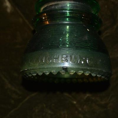 Lot of Antique/Vintage Blue Glass Insulators