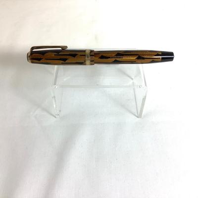 1133 Vintage Parker Geometric "Toothbrush" Fountain Pen