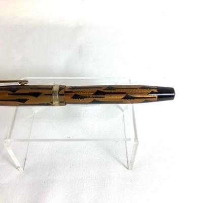 1133 Vintage Parker Geometric "Toothbrush" Fountain Pen