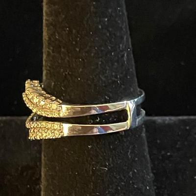 STERLING SILVER RING GUARD WRAP