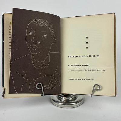 147 First Edition, Second Printing "Shakespeare in Harlem" by LONGSTON HUGHS. 1945; Published New York, Alfred A. Knopf.