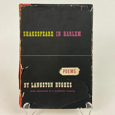 147 First Edition, Second Printing "Shakespeare in Harlem" by LONGSTON HUGHS. 1945; Published New York, Alfred A. Knopf.