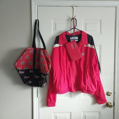 HUSKERS LADIES JACKET, TOTE BAG AND CLUTCH PURSE