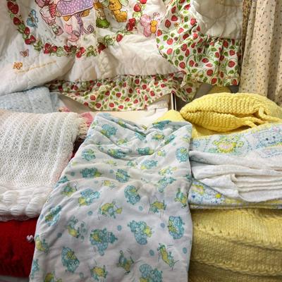 Sweet baby clothes crochet and flannel