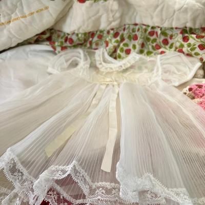 Sweet baby clothes crochet and flannel