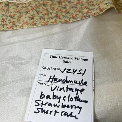 Sweet baby clothes crochet and flannel