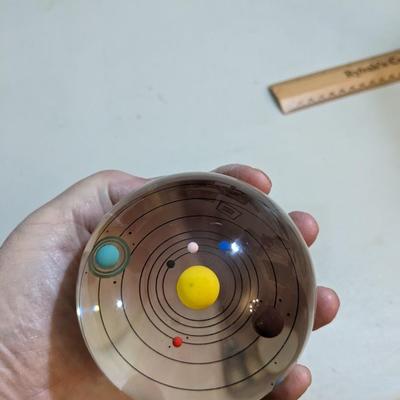 8 Planets 3D Solar System Crystal Ball