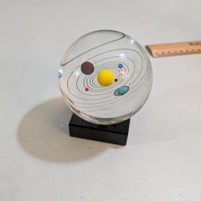 8 Planets 3D Solar System Crystal Ball