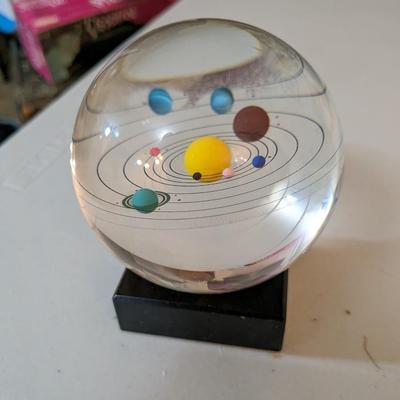 8 Planets 3D Solar System Crystal Ball