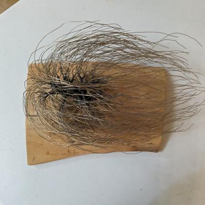 Wire Art â€“ Bonsai Tree Sculpture on Driftwood 2 by Jim Beghtol