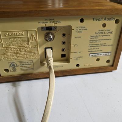 Henry Kloss Model One AM/FM Table Top Analog Radio Walnut/Beige