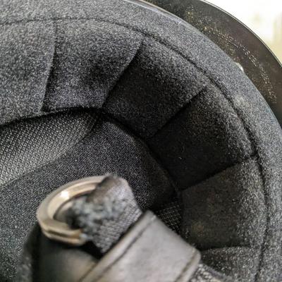 Vintage Harley Davidson Motorcycle Helmet Black Chrome Size M
