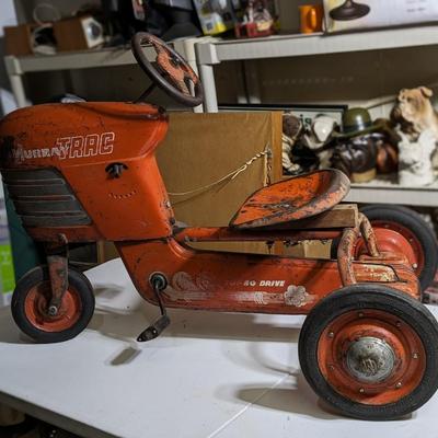Vintage MURRAY TRAC Turbo Drive Pedal Tractor
