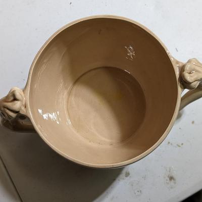 1940's Dorothy Kindell Erotic Nude Double Handled Ceramic Bowl