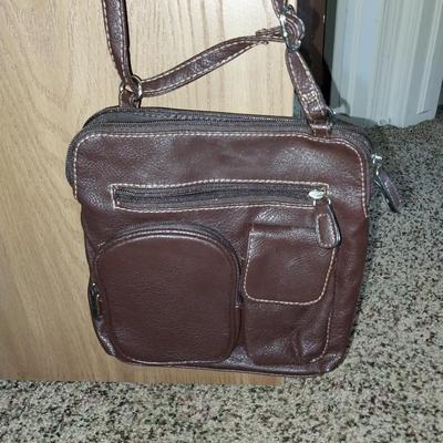 CHALA LEATHER PURSE, A WALLET AND A SECOND PURSE