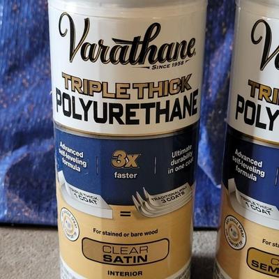 2 Cans of Triple Thick Polyurethane Spray