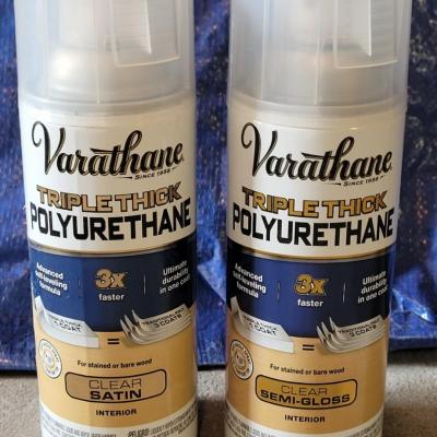 2 Cans of Triple Thick Polyurethane Spray