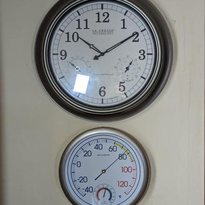 LaCrosse Tech Clock/Weather & Acu-Rite Thermometer