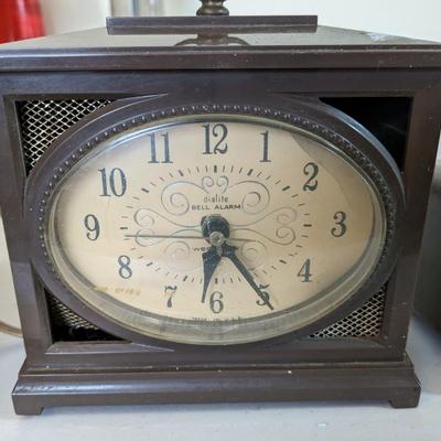 Collection of 3 Vintage Westclox Clocks