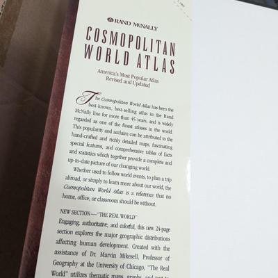 Set of 3 Rand McNally Atlas Books