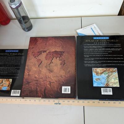 Set of 3 Rand McNally Atlas Books