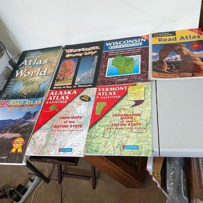 7 Map Books, Topo Maps