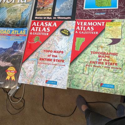 7 Map Books, Topo Maps