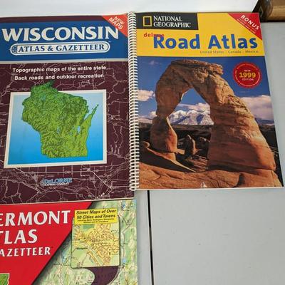 7 Map Books, Topo Maps