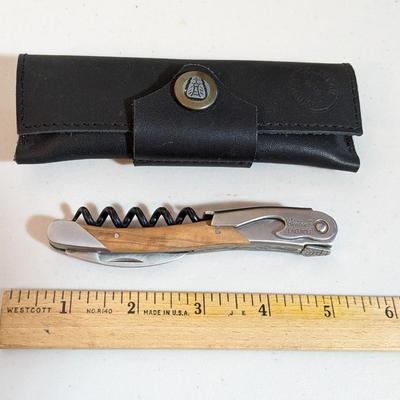 Chateau LAGUIOLE Waiter's Corkscrew - Olive Wood