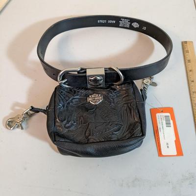 New Harley Davidson Belt and Clip Pouch