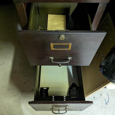 Vintage Macy Metal 2 Piece File Cabinet