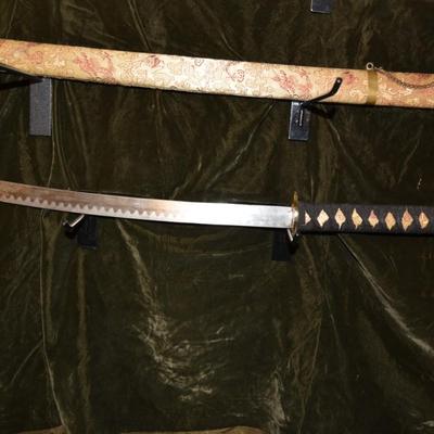 Set of 2 Decorative Katanas