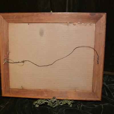 Antique Framed Family Photograph 17.5â€x14.5â€
