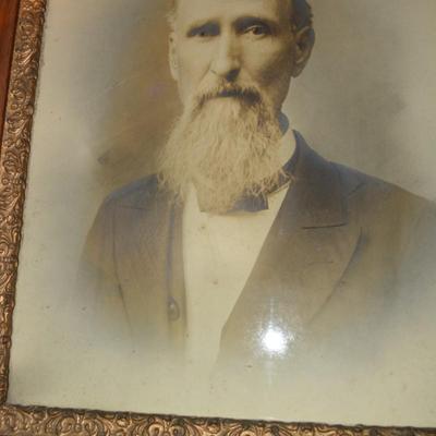Dignified Antique Framed Photographic Portrait 29â€x25â€