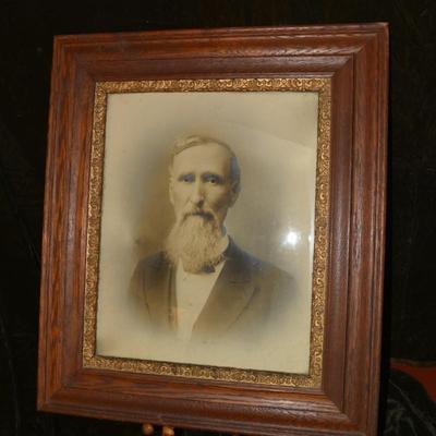 Dignified Antique Framed Photographic Portrait 29â€x25â€