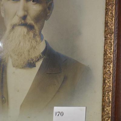 Dignified Antique Framed Photographic Portrait 29â€x25â€